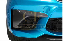 Load image into Gallery viewer, Carbon Fibre Front Bumper Covers for BMW F87 M2 16-21
