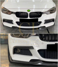 Load image into Gallery viewer, Carbon Fibre Front Bumper Upper Trims for BMW 3 Series F30 2012-2019
