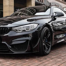 Load image into Gallery viewer, Carbon Fibre Front Canards 2 Pieces for BMW F80 M3 F82 F83 M4 14-20
