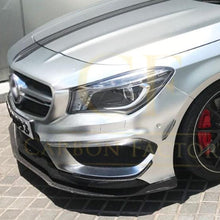 Load image into Gallery viewer, Carbon Fibre Front Canards Sets for Mercedes Benz W117 CLA 13-16

