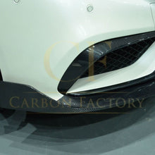 Load image into Gallery viewer, Carbon Fibre Front Side Grille Trim for Mercedes C218 CLS 15-18
