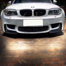 Load image into Gallery viewer, Carbon Fibre Front Splitter Cover for BMW E82 Coupe 1M 07-13
