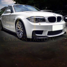 Load image into Gallery viewer, Carbon Fibre Front Splitter Cover for BMW E82 Coupe 1M 07-13
