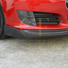 Load image into Gallery viewer, Carbon Fibre Front Splitter for Tesla Model S P85 14-15
