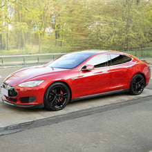 Load image into Gallery viewer, Carbon Fibre Front Splitter for Tesla Model S P85 14-15
