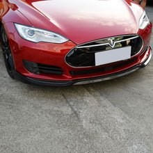 Load image into Gallery viewer, Carbon Fibre Front Splitter for Tesla Model S P85 14-15
