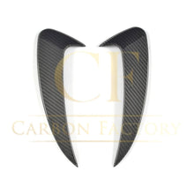 Load image into Gallery viewer, Carbon Fibre Rear Bumper Trims for Mercedes C238 E Class Coupe 17-Present

