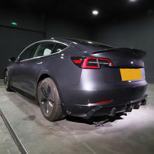 Load image into Gallery viewer, Carbon Fibre Rear Canards for Tesla Model 3 16-23
