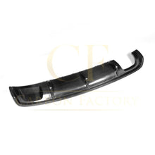 Load image into Gallery viewer, Carbon Fibre Rear Diffuser (Twin Exhaust) for Audi A3 Saloon Non S Line 13-15
