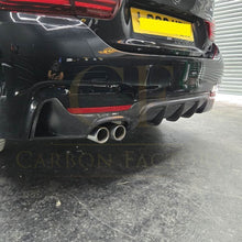Load image into Gallery viewer, Carbon Fibre Rear Diffuser Twin Exhaust for BMW F32 F33 F36 4 Series 14-20
