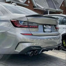 Load image into Gallery viewer, Carbon Fibre Rear Diffuser for BMW 3 Series G20 G21 Pre-LCI M340i 19-22
