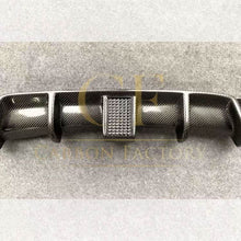 Load image into Gallery viewer, Carbon Fibre Rear Diffuser with LED Light Dual Exhaust for BMW F30 F31 3 Series 12-19
