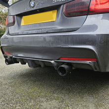 Load image into Gallery viewer, Carbon Fibre Rear Diffuser with LED Light Dual Exhaust for BMW F30 F31 3 Series 12-19
