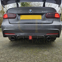 Load image into Gallery viewer, Carbon Fibre Rear Diffuser with LED Light Dual Exhaust for BMW F30 F31 3 Series 12-19
