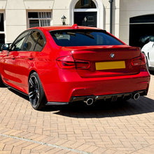 Load image into Gallery viewer, Carbon Fibre Rear Diffuser with LED Light Dual Exhaust for BMW F30 F31 3 Series 12-19
