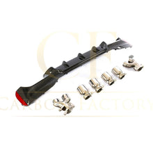 Load image into Gallery viewer, Carbon Fibre Rear Diffuser with Quad Exhaust Pipe for BMW G30 G31 5 Series M Sport 17-23
