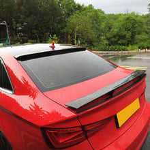 Load image into Gallery viewer, Carbon Fibre Roof Spoiler for Audi A3 Saloon 13-19
