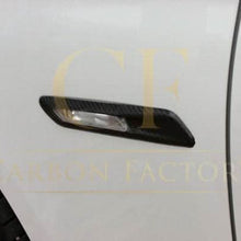 Load image into Gallery viewer, Carbon Fibre Side Vent Trims for BMW F10 5 Series 10-17
