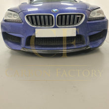 Load image into Gallery viewer, Centre Insert Pre-Preg Carbon Fibre Front Splitter for BMW F06 F12 F13 M6 11-18
