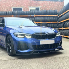 Load image into Gallery viewer, Competition Style Gloss Black Front Splitter for BMW 3 Series G20 G21 Pre-LCI 19-22
