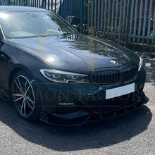 Load image into Gallery viewer, Competition Style Gloss Black Front Splitter for BMW 3 Series G20 G21 Pre-LCI 19-22
