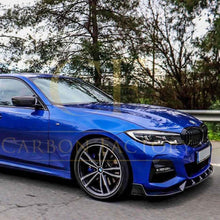 Load image into Gallery viewer, Competition Style Gloss Black Front Splitter for BMW 3 Series G20 G21 Pre-LCI 19-22
