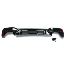 Load image into Gallery viewer, Competition Style Gloss Black Rear Diffuser for BMW G30 G31 5 Series M Sport 17-24
