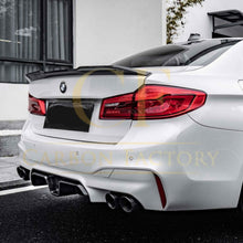 Load image into Gallery viewer, DA Style Pre-Preg Carbon Fibre Boot Spoiler for BMW 5 Series G30 F90 M5 17-23
