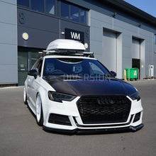 Load image into Gallery viewer, Audi A3/S3/RS3 8V Hatchback LY Style Genuine Carbon Fibre Bonnet (2012-2020) - DAS

