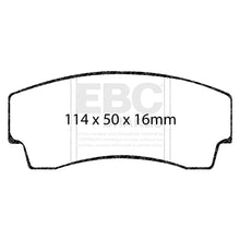 Load image into Gallery viewer, EBC RP1 Track pads for Tarox B280-6 SP0102   (DP8008RP1) Front
