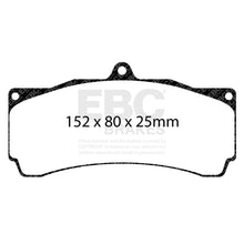 Load image into Gallery viewer, EBC Yellowstuff 4000 Series Street and Track Brake Pad Set (DP4009R)
