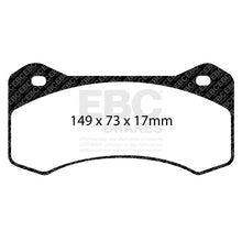 Load image into Gallery viewer, EBC Yellowstuff 4000 Series Street and Track Brake Pad Set (DP4054R)
