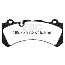 Load image into Gallery viewer, EBC Yellowstuff 4000 Series Street and Track Brake Pad Set (DP4071R)

