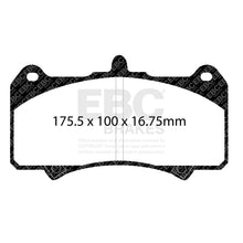 Load image into Gallery viewer, EBC RPX Track pads for AP Racing  CP7555 CP7555D70   (DP8074RPX) Front
