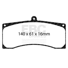 Load image into Gallery viewer, EBC SR21 Racing Brake Pads - (DP8084.25SR21) Front
