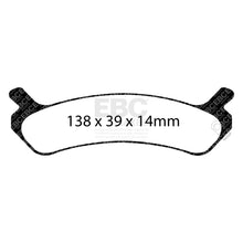 Load image into Gallery viewer, EBC Ultimax OE Replacement Brake Pad Set (DP1017)
