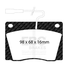 Load image into Gallery viewer, EBC Ultimax OE Replacement Brake Pad Set (DP1028)
