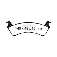 Load image into Gallery viewer, EBC Greenstuff 6000 Series Truck and SUV Brake Pad Set (DP61130)

