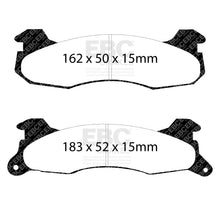 Load image into Gallery viewer, EBC Greenstuff 2000 Series Sport Brake Pad Set (DP21161)
