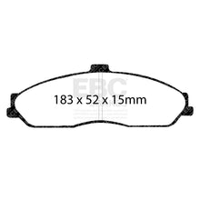 Load image into Gallery viewer, EBC Racing RP-X Track and Race Brake Pads (DP81162RPX)
