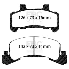 Load image into Gallery viewer, EBC Greenstuff 2000 Series Sport Brake Pad Set (DP21173)
