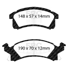 Load image into Gallery viewer, EBC Greenstuff 2000 Series Sport Brake Pad Set (DP21174)
