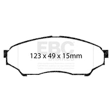 Load image into Gallery viewer, EBC Yellowstuff 4000 Series Street and Track Brake Pad Set (DP41347R)
