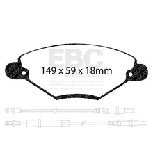 Load image into Gallery viewer, EBC Ultimax OE Replacement Brake Pad Set (DP1371)

