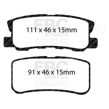 Load image into Gallery viewer, EBC Yellowstuff 4000 Series Street and Track Brake Pad Set (DP41407R)

