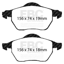 Load image into Gallery viewer, EBC Yellowstuff 4000 Series Street and Track Brake Pad Set (DP41439R)
