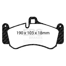 Load image into Gallery viewer, EBC Yellowstuff 4000 Series Street and Track Brake Pad Set (DP41516R)
