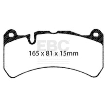 Load image into Gallery viewer, EBC RPX Track pads for Brembo  XA5.M4.01 165   (DP81591RPX) Front
