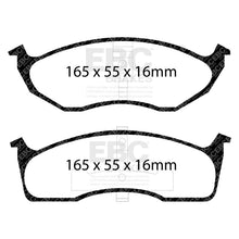 Load image into Gallery viewer, EBC Greenstuff 2000 Series Sport Brake Pad Set (DP21623)
