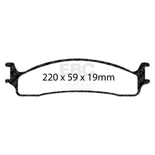 Load image into Gallery viewer, EBC Yellowstuff 4000 Series Street and Track Brake Pad Set (DP41650R)
